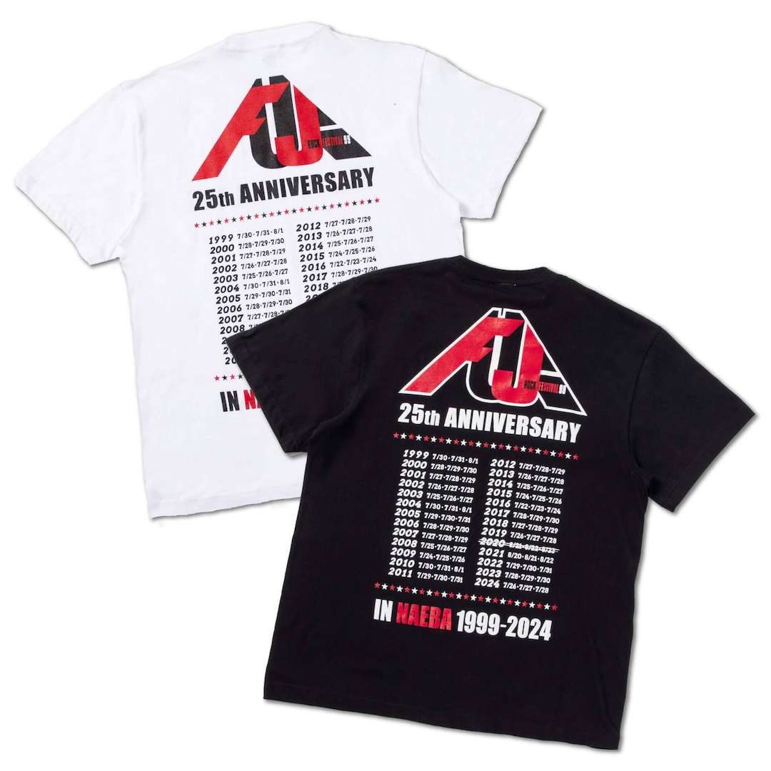 FUJI ROCK '24 苗場開催25周年Tシャツ